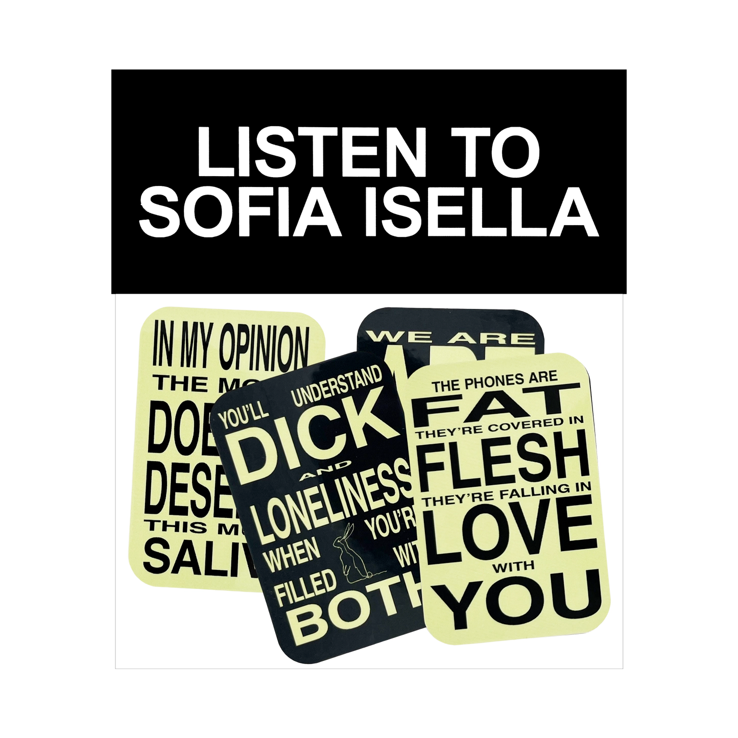 Lyrics Sticker Pack - Accessory