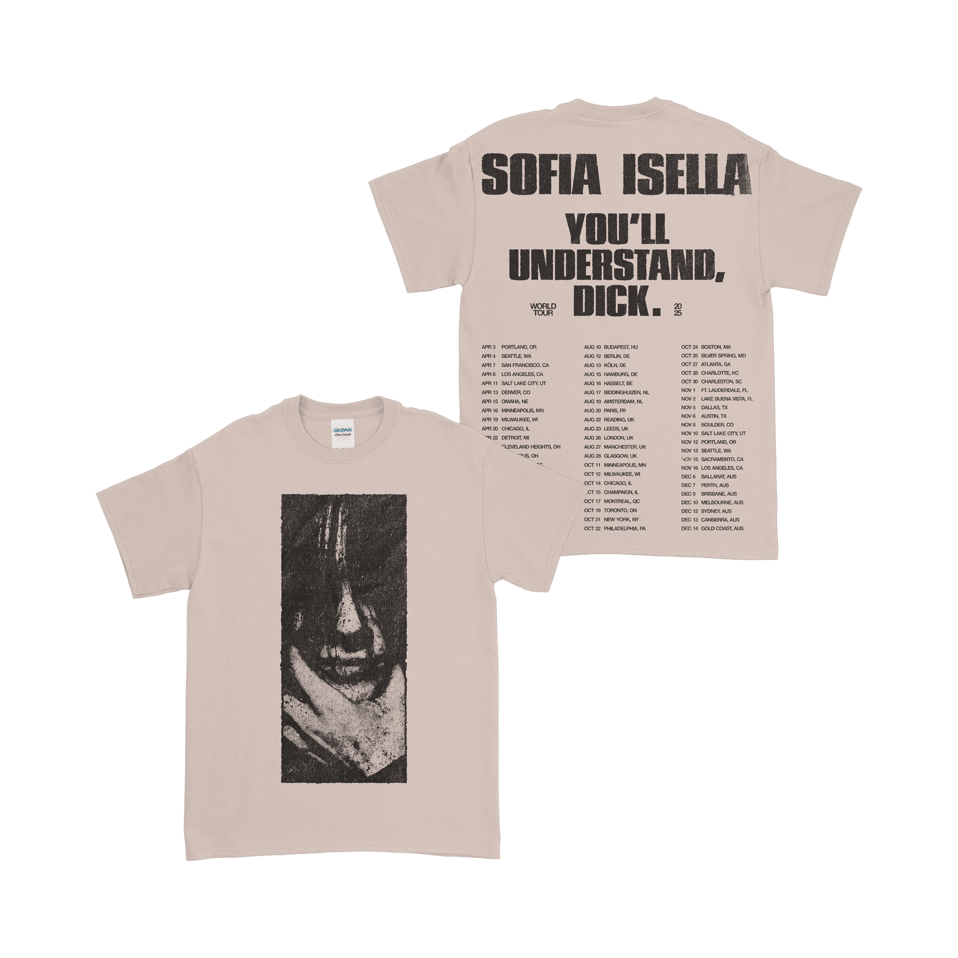 Natural Face World Tour T-Shirt - Apparel